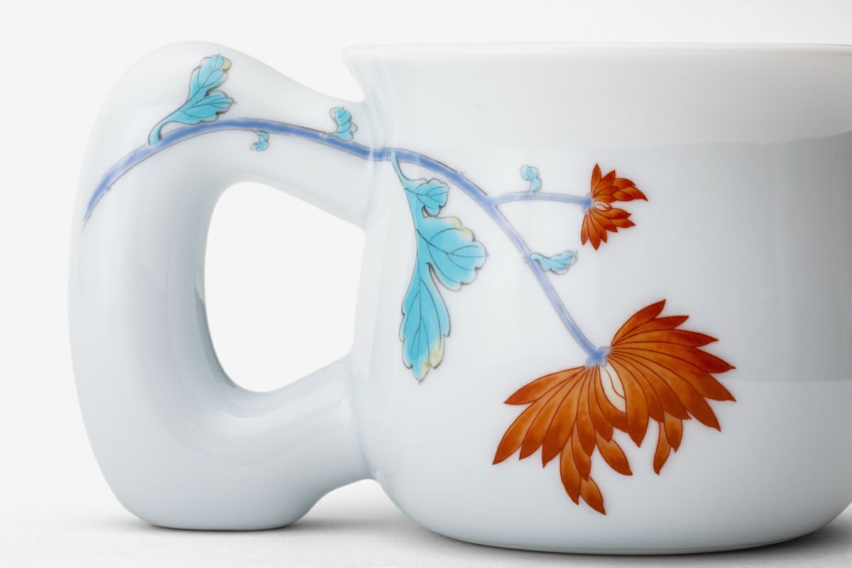 色絵菊花紋 モーニングカップ（アウトレット品） | WEB有田陶器市