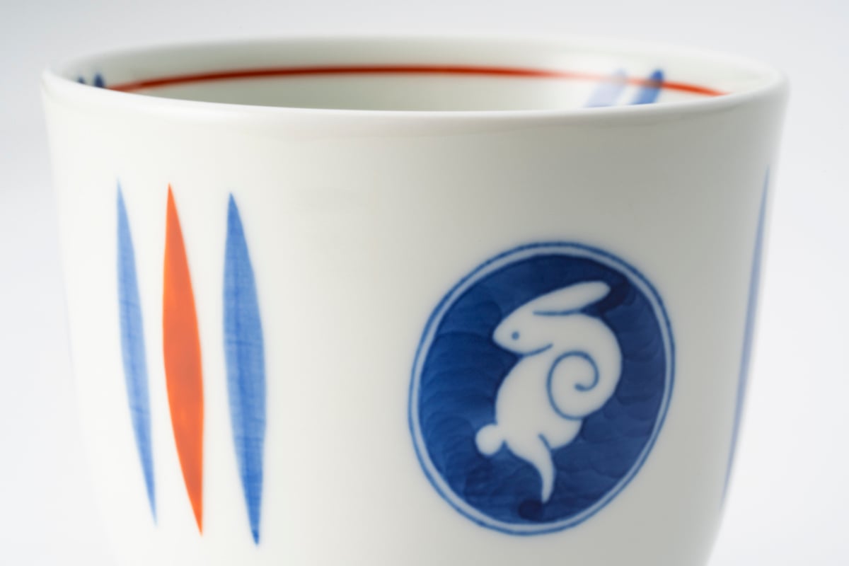 月見うさぎ マグカップ（アウトレット品） | WEB有田陶器市 ｜ 深川製