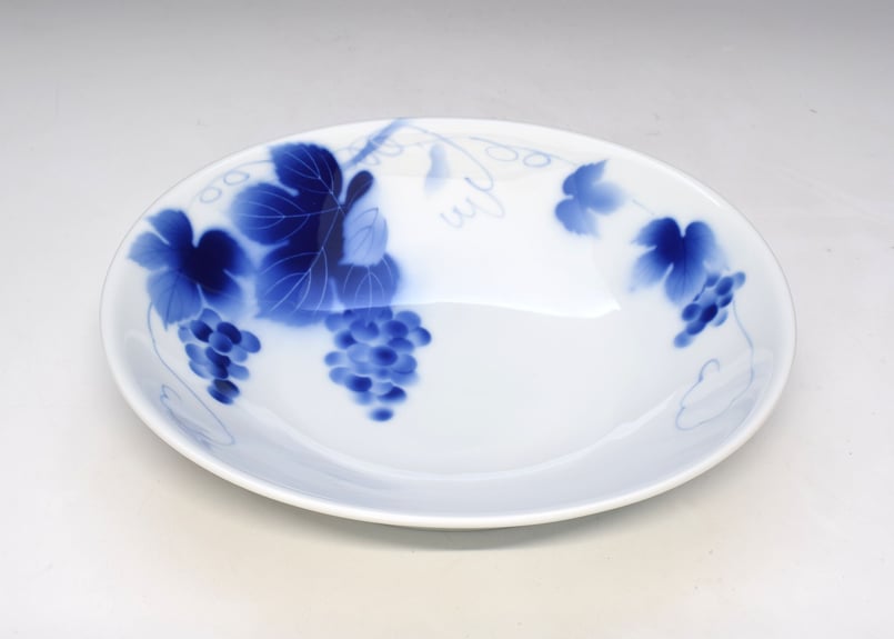 ブルーワイナリー オーバルボウル（アウトレット品） | WEB有田陶器市