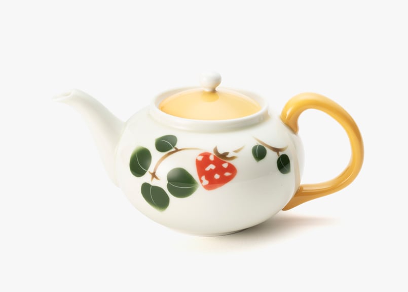 やわらぎイチゴ ポット（アウトレット品） | WEB有田陶器市 ｜ 深川製