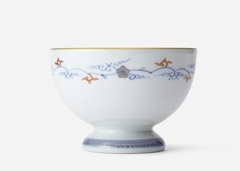 染錦金彩鳳凰 足付ボール(アウトレット品) | WEB有田陶器市 染錦金彩鳳凰 足付ボール(アウトレット品) | WEB有田陶器市