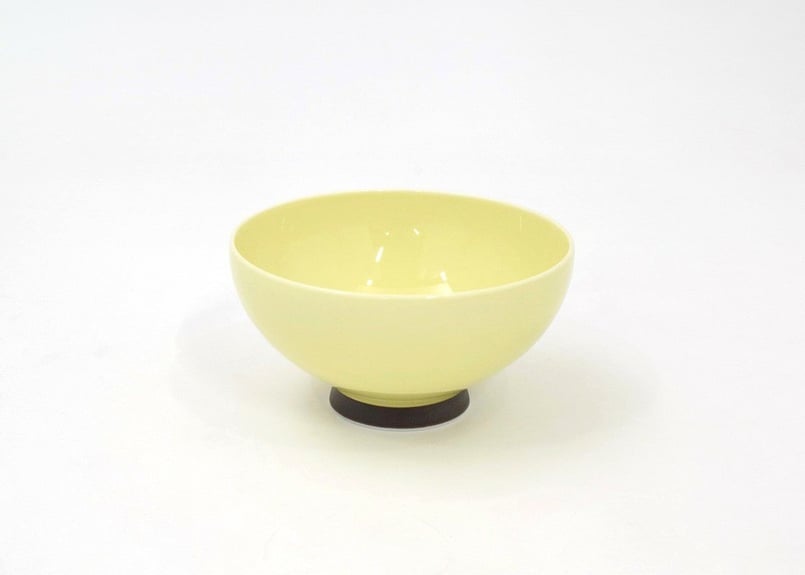 陶器製黄色飯碗2個セット 陶器製黄色飯碗2個セット