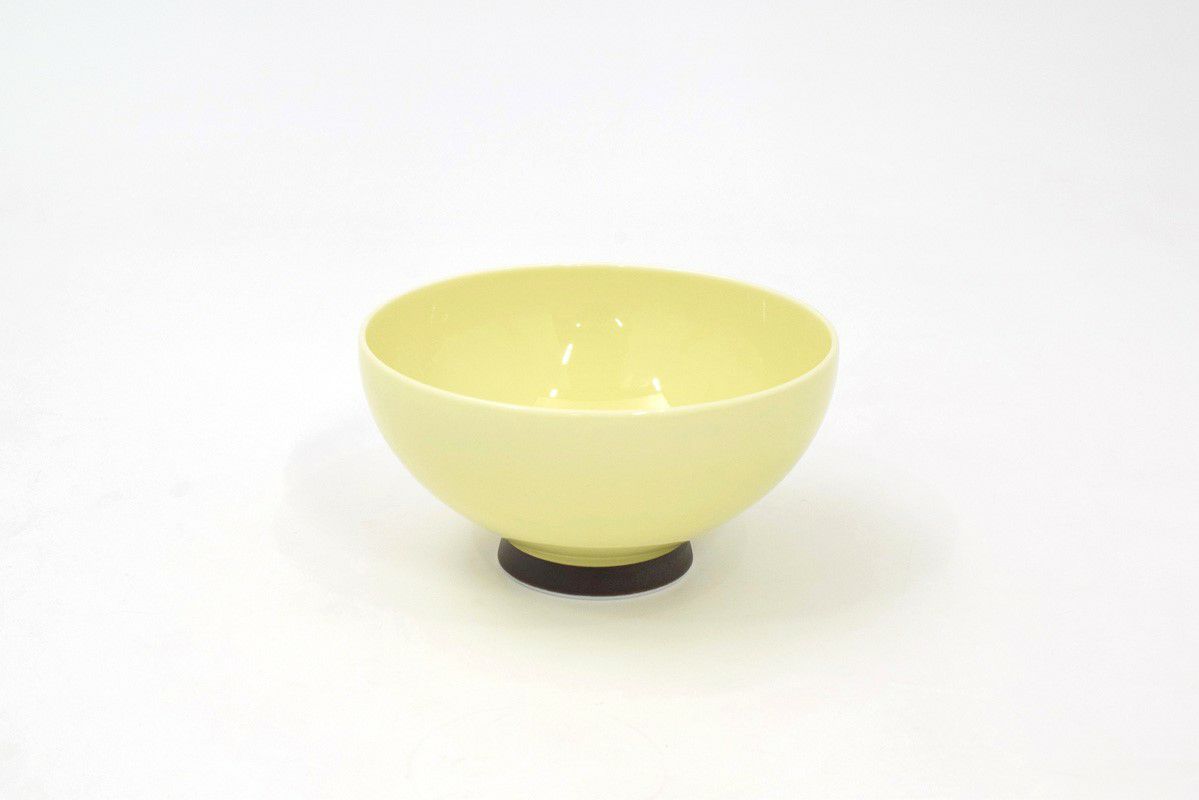 陶器製黄色飯碗2個セット 陶器製黄色飯碗2個セット