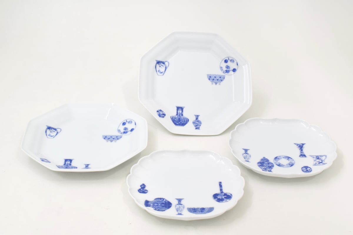 ブルーチャイナ セット6（アウトレット品） | WEB有田陶器市 ｜ 深川製
