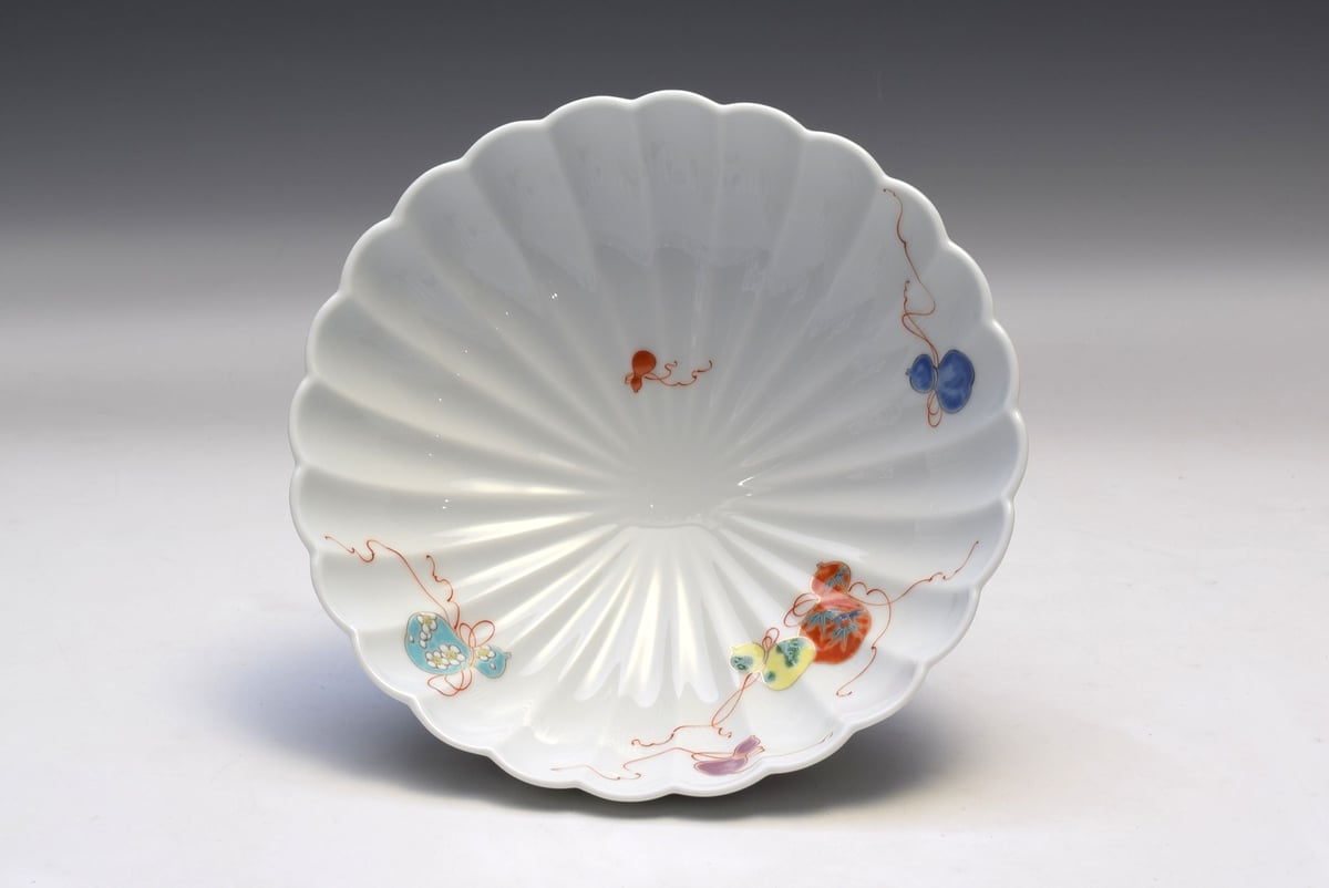 花ひょうたん 菊割鉢（アウトレット品） | WEB有田陶器市 ｜ 深川製磁