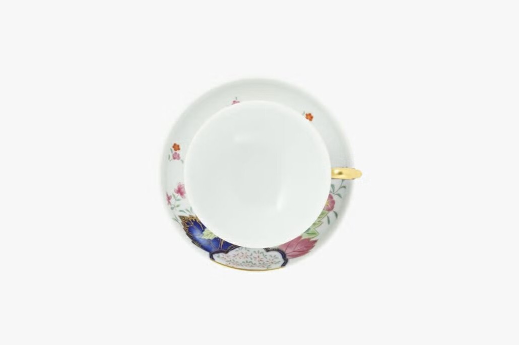染錦絢爛草花絵 紅茶碗皿（アウトレット） | WEB有田陶器市 ｜ 深川製