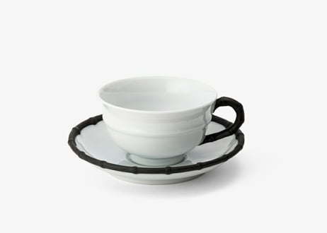 1845 深川製磁 菜の花 紅茶碗皿 金彩 未使用 1845 深川製磁 菜の花