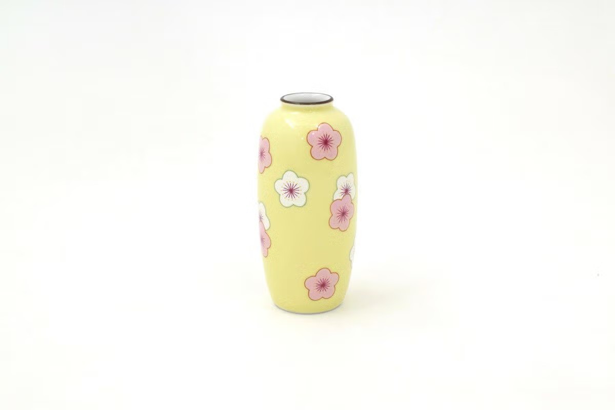 黄・梅 みちのく3号花生（アウトレット品） | WEB有田陶器市 ｜ 深川製
