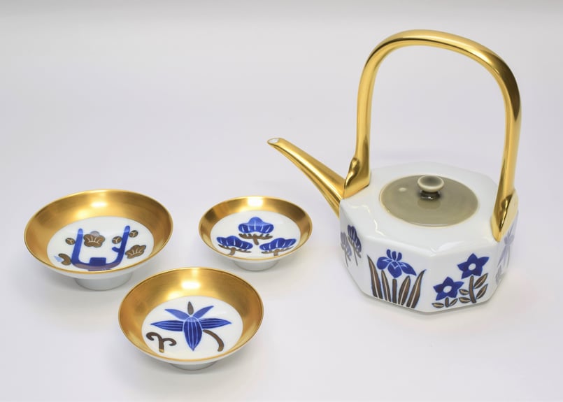 有田焼 屠蘇器 急須 光琳風染付 屠蘇器揃（アウトレット品） | WEB有田