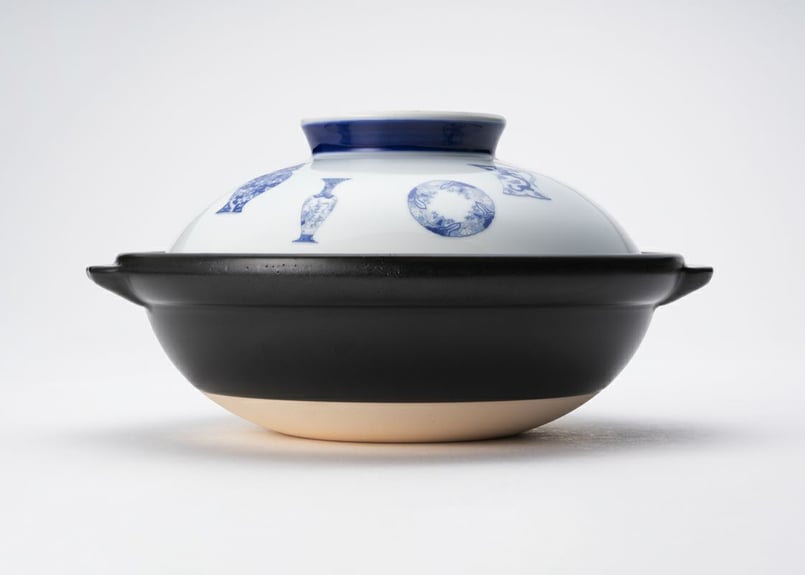ブルーチャイナ 6号土鍋（アウトレット品） | WEB有田陶器市 ｜ 深川製