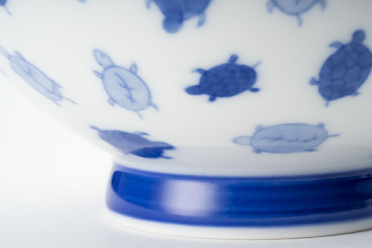 染付亀 中丼(アウトレット品） | WEB有田陶器市 ｜ 深川製磁 おうちで