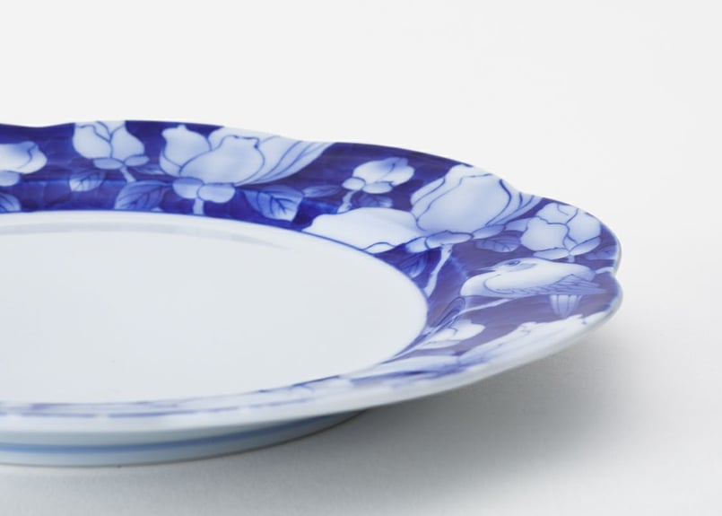 深川製磁 花鳥外濃 花鳥外濃 ケーキ皿（アウトレット品） | WEB有田陶器市 ｜ 深川製磁