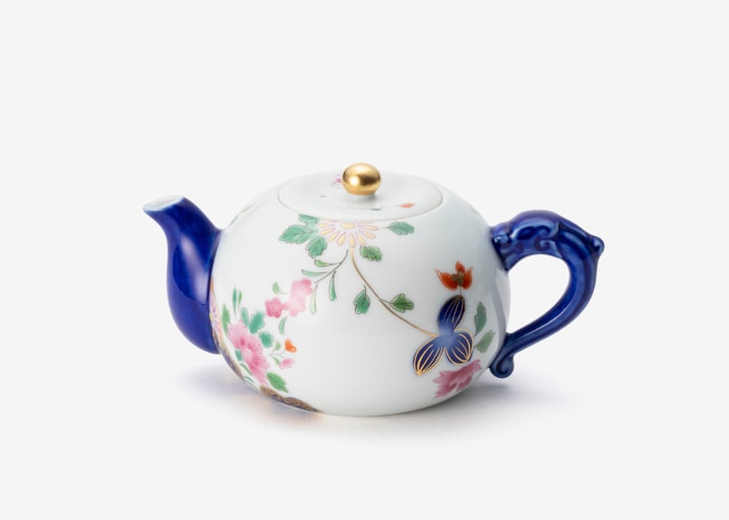 染錦絢爛草花絵 玉露急須（アウトレット） | WEB有田陶器市 ｜ 深川製