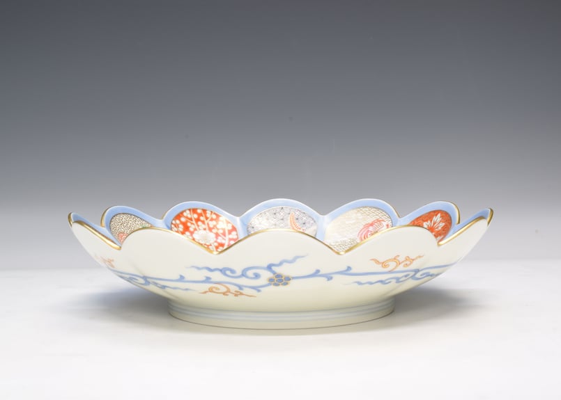 haruhiism　江戸時代　白磁菊紋深皿鳳凰柄４客 haruhiism 江戸時代 白磁菊紋深皿鳳凰柄4客 haruhiism 江戸時代 白磁