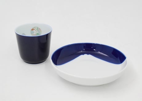 深川製磁 BlueHo×青波 アルテ·プレート2枚セット BlueHox青波