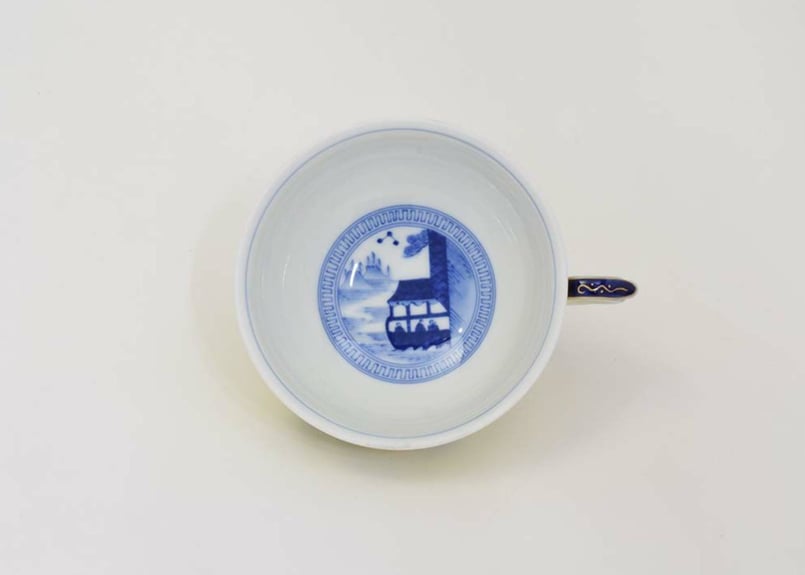 竜鳳凰錦手黄地 紅茶碗皿（アウトレット品） | WEB有田陶器市 ｜ 深川