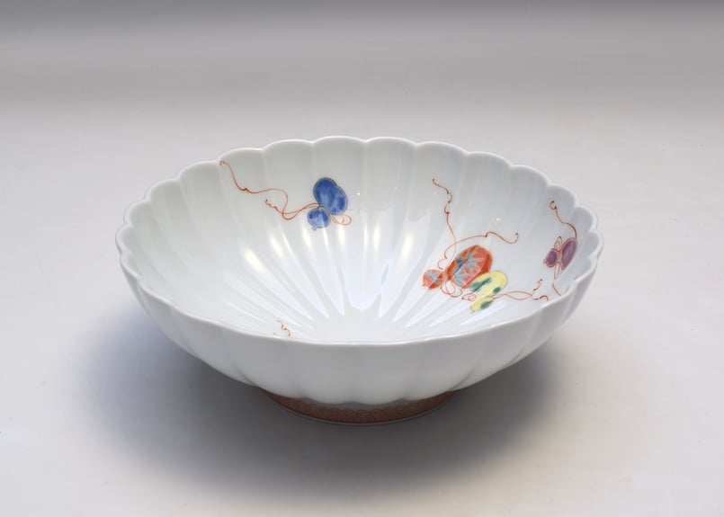 花ひょうたん 菊割鉢（アウトレット品） | WEB有田陶器市 ｜ 深川製磁