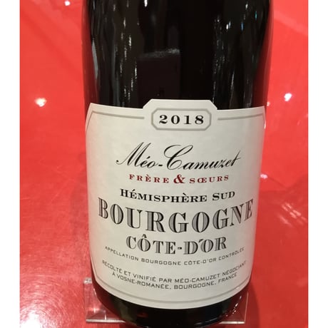 Bourgogne Cote D`or Cuvee Hemisphere Sud 2018/ Meo Camuzet F&S コートドール・エミスフェール・シュッド/メオ・カミュゼ F&S