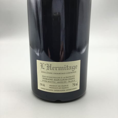 L'Hermitage・Rouge  2019  Domaine Jean-Louis Chave  エルミタージュ・ルージュ　2019　ジャン・ルイ・シャーヴ