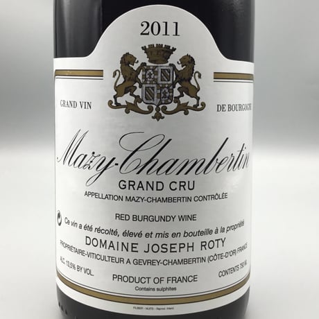 Mazy Chambertin 2011/Domaine Joseph Roty マジ・シャンベルタン 2011/ジョセフ・ロティ