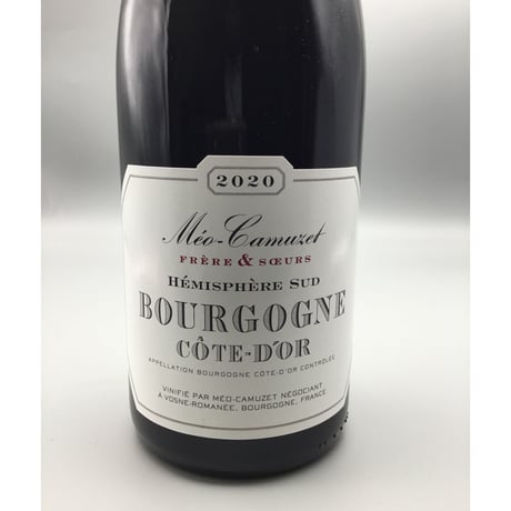 Bourgogne Cote D`or Cuvee Hemisphere Sud 2020/ Meo Camuzet F&S コートドール・エミスフェール・シュッド/メオ・カミュゼ F&S
