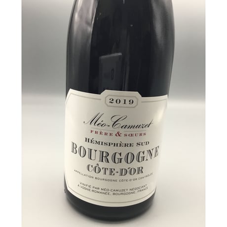 Bourgogne Cote D`or Cuvee Hemisphere Sud 2019/ Meo Camuzet F&S コートドール・エミスフェール・シュッド/メオ・カミュゼ F&S