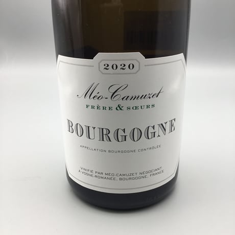 Bourgogne Blanc 2020/ Meo Camuzet F&S  ブルゴーニュ・ブラン　/メオ・カミュゼ F&S