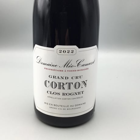 Corton Gc Clos Rognet 　2022 / Domaine・Meo-Camuzet　コルトン・クロ・ロニエ　2022/ドメーヌ・メオ・カミュゼ