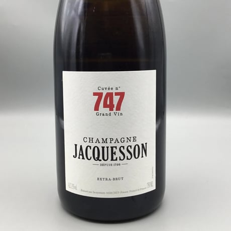 Champagne Cuvée #747  / Jacquesson　キュヴェ＃747/ジャクソン