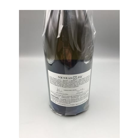 Willamette Valley Chardonnay Affinites 2019 Nicolas-Jay ウィラメット・ヴァレーCH アフィニテ　二コラ・ジェイ