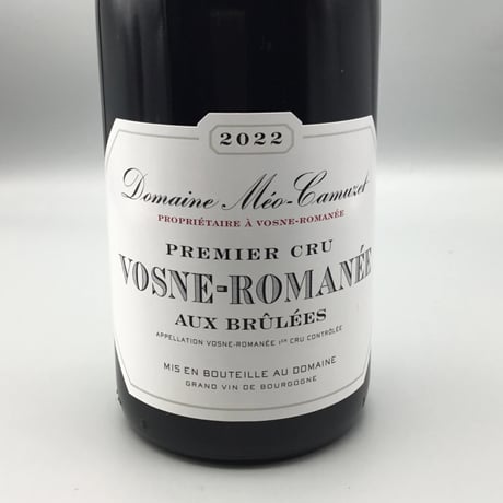 Vosne-Romanee 1er Aux Brulees 2022/Domaine Meo-Camuzet　ヴォーヌ・ロマネ　1ＥＲ　オー・ブリュレ/ドメーヌ・メオ・カミュゼ