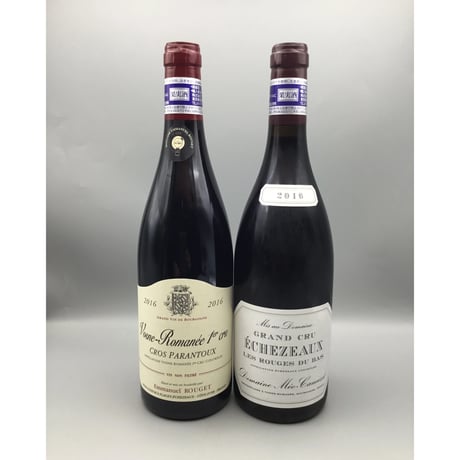 V-Romanee 1er Clos-Parantoux 2016/E Rouget＆Echezeaux Gc LES Rouges Du Bas 2016 Meo-Camuzet