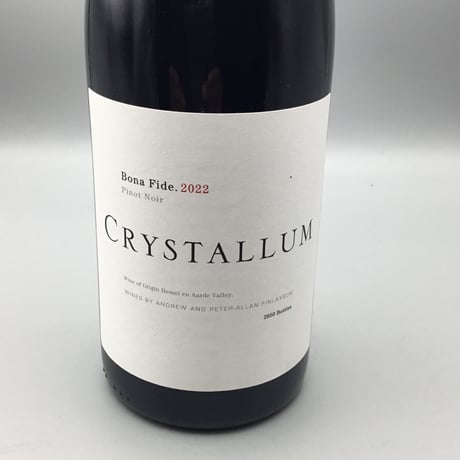 Bona Fide Pinot Noir 2022 / Crystallum ボナファイド / クリスタルム