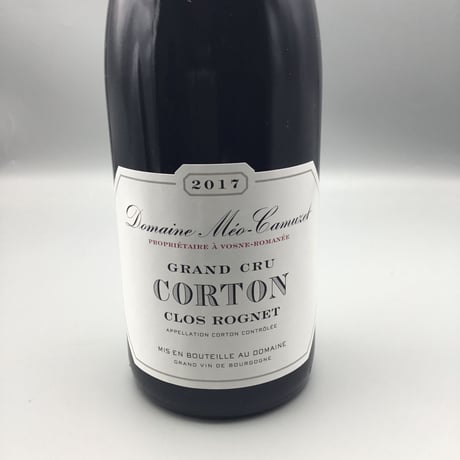 Corton Gc Clos Rognet 　2017/Domaine・Meo-Camuzet　コルトン・クロ・ロニエ　2017/ドメーヌ・メオ・カミュゼ