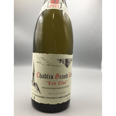条件付Chablis Gc Les Clos 2021/Vincent DAUVISSAT シャブリ レ・クロ 2021/ヴァンサン・ドーヴィサ