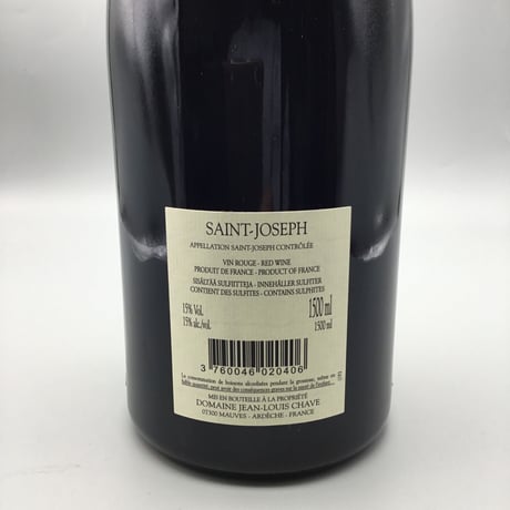 MG Saint-Joseph  2019  Domaine Jean-Louis Chave   サン・ジョセフ　2019　ジャン・ルイ・シャーヴ マグナム