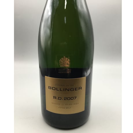 BOLLINGER R.D. 2007　ボランジェ・レサマン・デゴルジュ　2007