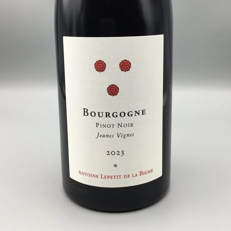 Bourgogne Pinot Noir Jeunes Vignes 2023 / Antoine Lepetit de la Bigne アントワーヌ・ルプティ・ド・ラ・ヴィーニュ