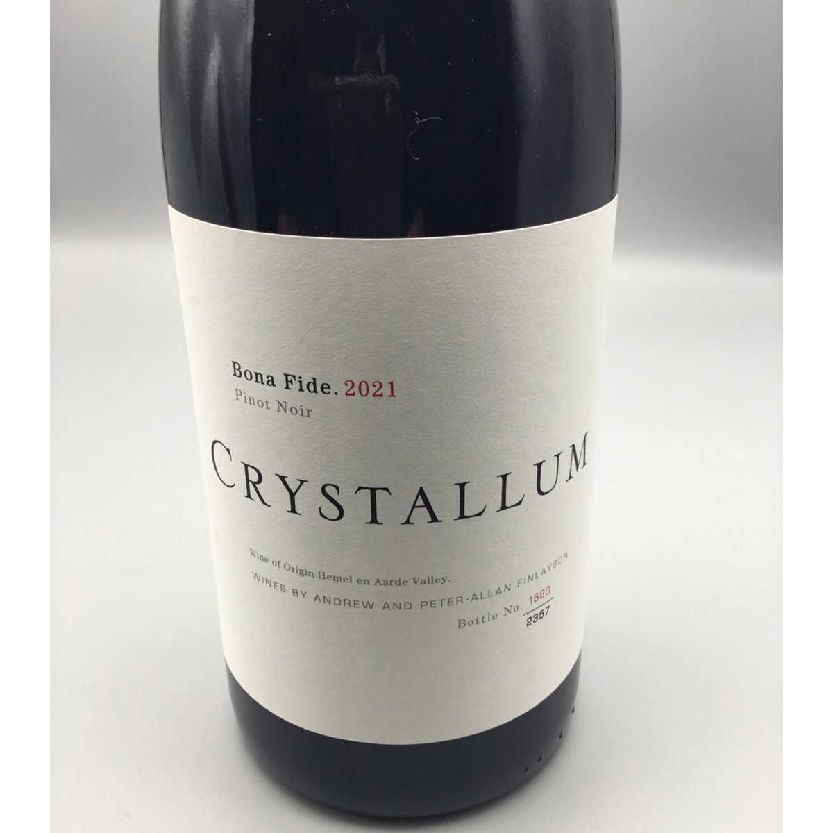 Bona Fide Pinot Noir 2021 / Crystallum ボナファイド /