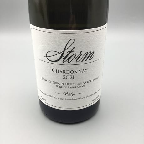 Ridge Chardonnay 2021 Storm Wines リッジ・シャルドネ　ストーム・ワインズ