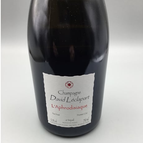 Champagne  Cuvée l'Aphrodisiaque  David LÉCLAPART　キュヴェ・ラフロディズィアック 　ダヴィッド・レクラパール