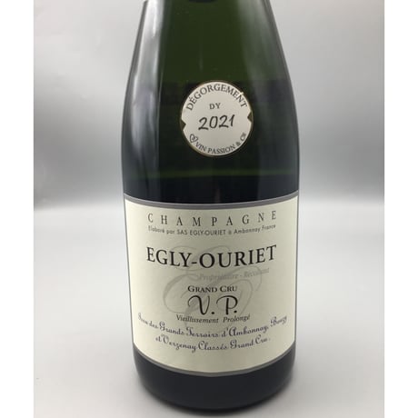 Champagne Grand Cru V.P. Extra Brut ('21 Dégorgement)エグリ・ウーリエ　ヴィエッスマン・プロロンジェ