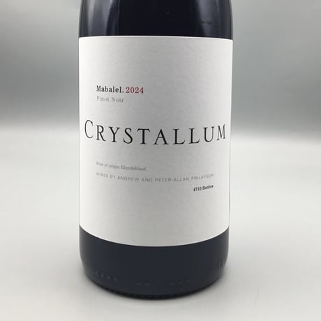 Mabalel Pinot Noir 2024 / Crystallum マバレル/クリスタルム