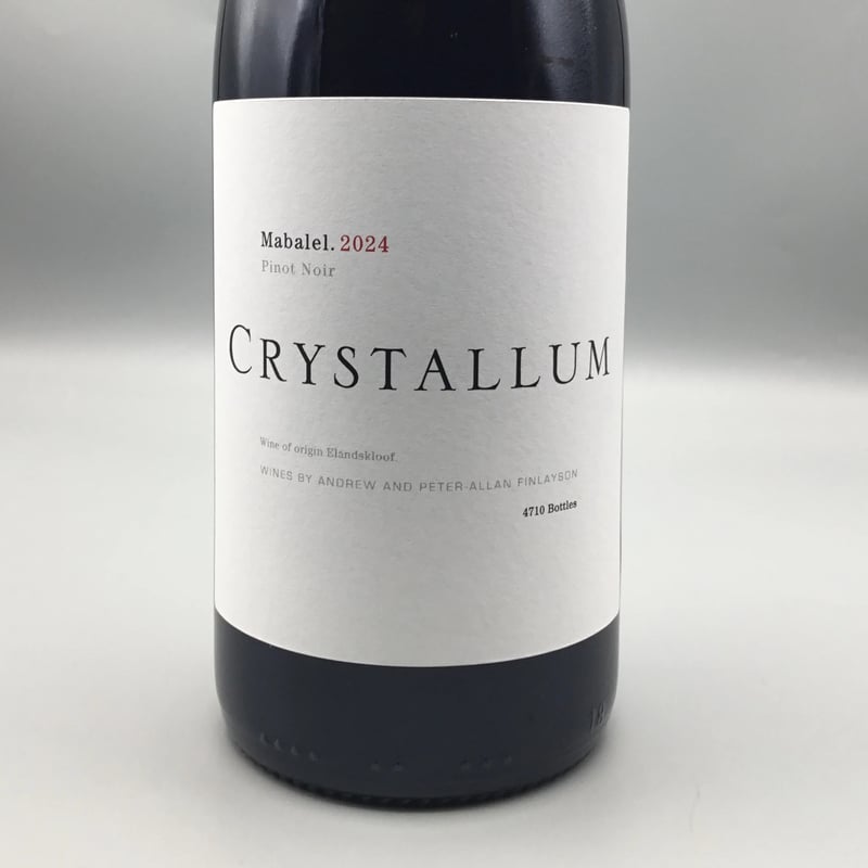 Mabalel Pinot Noir 2024 / Crystallum マバレル/クリスタル