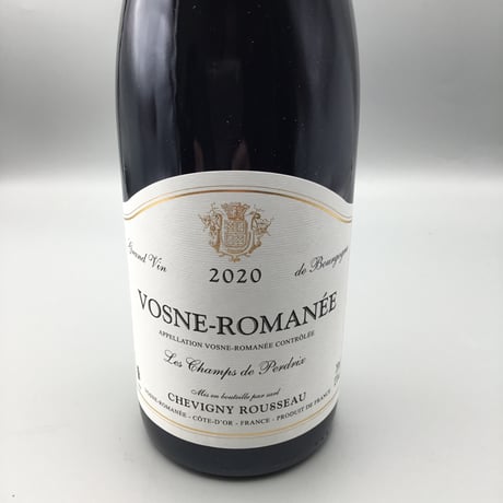 Vosne-Romanee les Champs de Perdrix 2020 Domaine Chevigny-Rousseau ドメーヌ・シュヴィニー・ルソー