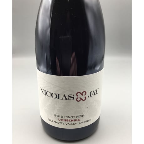 Willamette Valley  Pinot Noir L'ensemble 2019 Nicolas-Jay ウィラメット・ヴァレーPN ランサンブル　二コラ・ジェイ