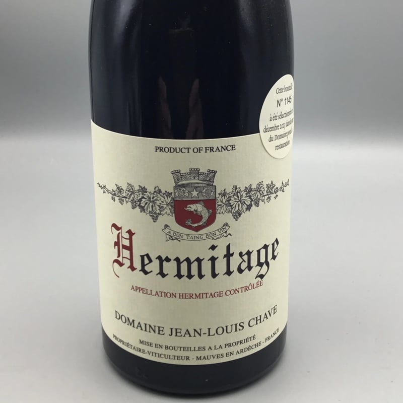 2001年 Hermitage Domaine Jean-Louis Chave L'Hermitage・Rouge 2001 Domaine Jean-Louis Cha