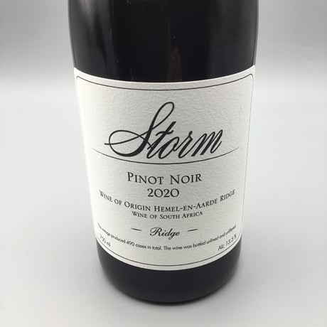 Ridge Pinot Noir 2020 Storm Wines リッジ・ピノ・ノワール　ストーム・ワインズ