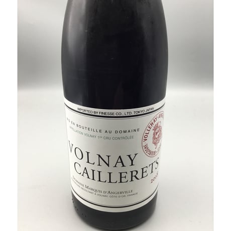 Volnay 1er Caillerets 2018 Marquis Dangerville　ヴォルネイ 1ＥＲ カイユレ　2018　マルキ・ダンジルヴィーユ