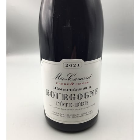 Bourgogne Cote D`or Cuvee Hemisphere Sud 2021/ Meo Camuzet F&S コートドール・エミスフェール・シュッド/メオ・カミュゼ F&S